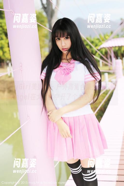 MyGirl美媛馆-田芯娜Angel MyGirl美媛馆 - 户外高清合集:田芯娜Angel在大自然中开了个小小的派对?