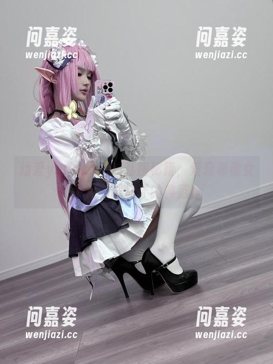 幼爱youmeko的私房秘籍，爱莉希雅女仆装打破崩坏的典范！