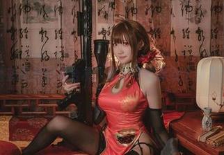 瓜希酱的碧蓝航线旗袍合集，照片中好像有个精灵在打瞌睡？